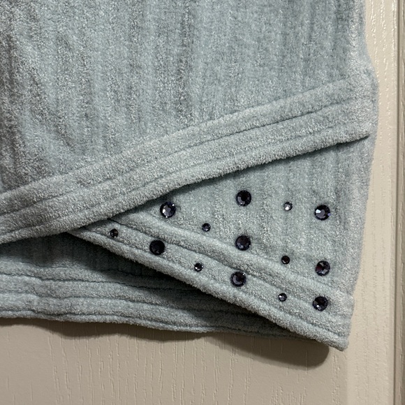 💙💖 NWT JoosTricot Light Blue Chenille Cheer Mini Skirt - Picture 4 of 6